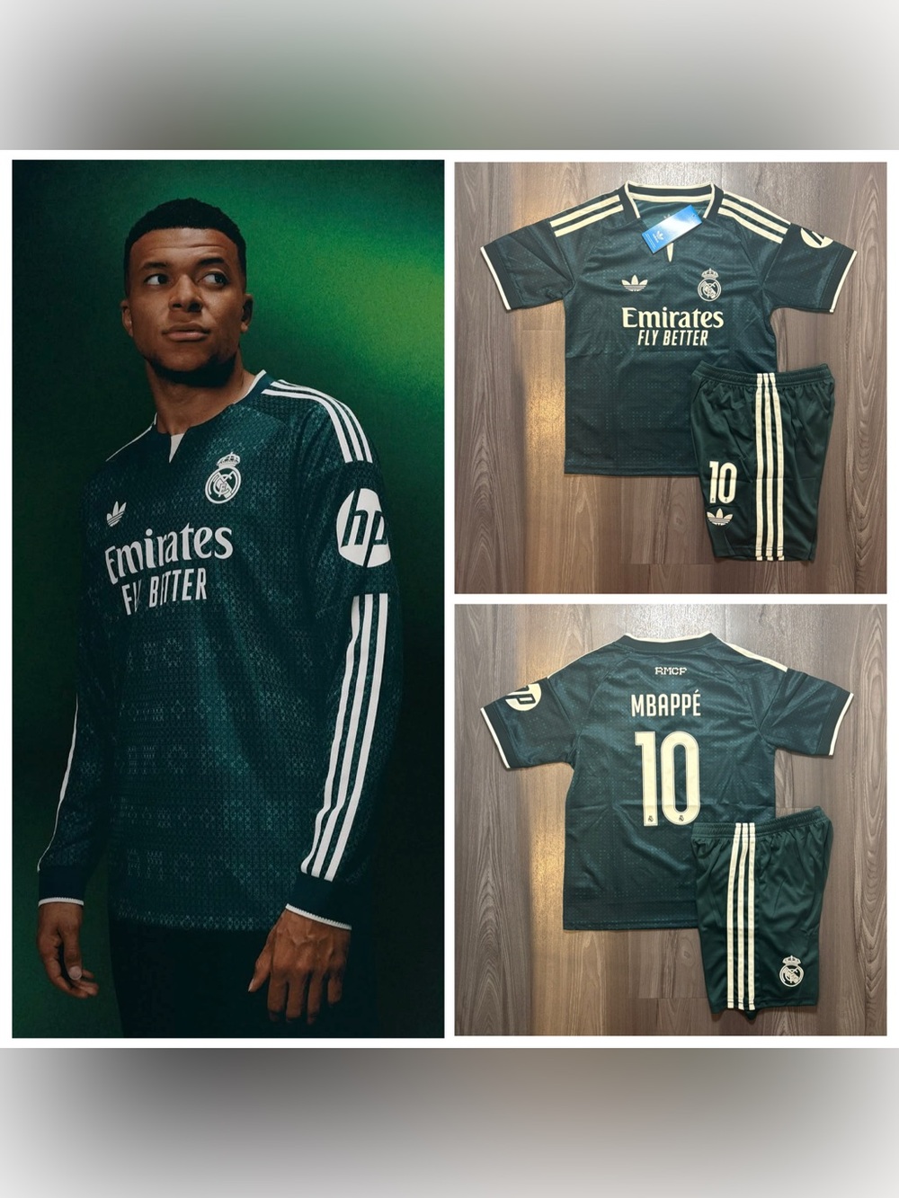 MBAPPE Real Madrid 2026-27 Away Kids Kit